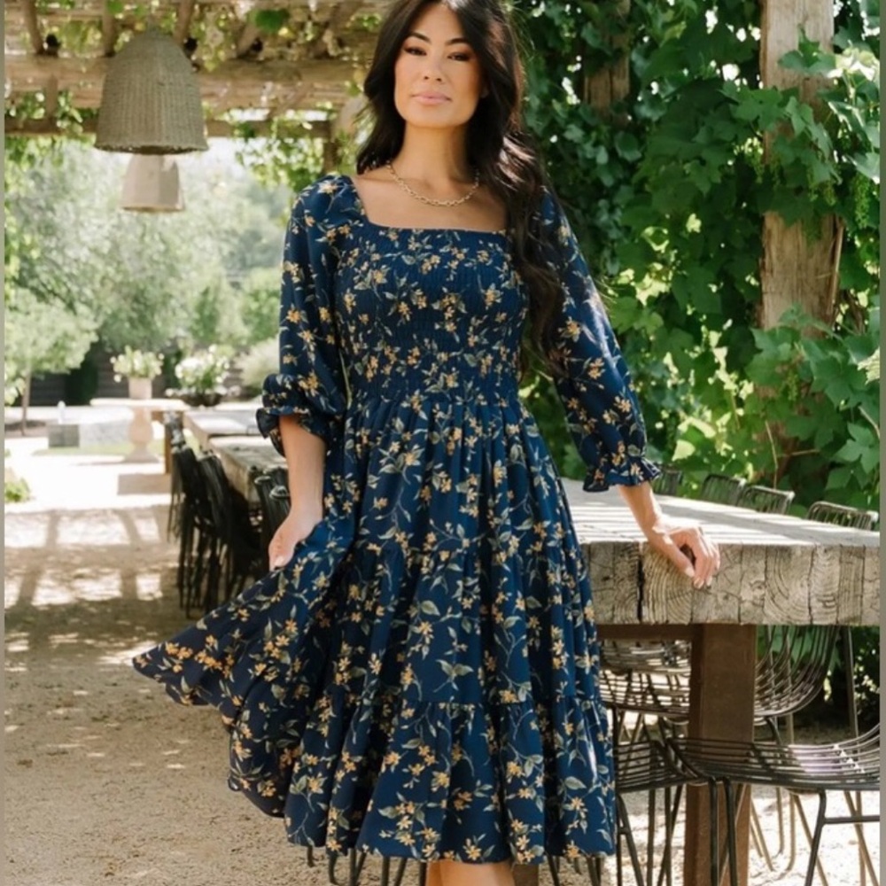 Baltic Born Marta bohemian floral dress S
